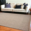 3' X 5' Beige And Gray Wool Chevron Hand Woven Area Rug