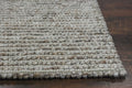 5' X 7' Natural Wool Hand Woven Area Rug