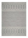 8' X 10'  Wool Grey Area Rug