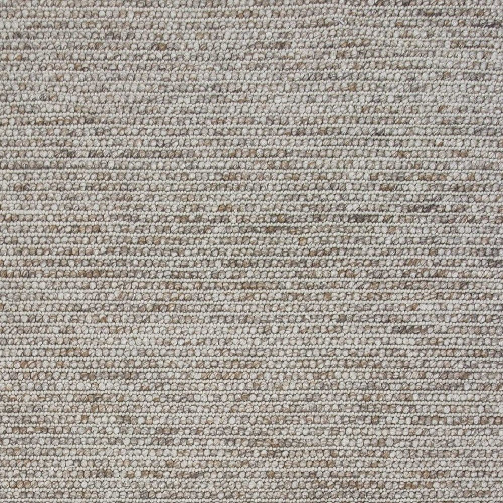 5' X 7' Natural Wool Hand Woven Area Rug