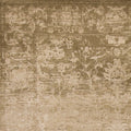 5' X 8' Beige And Tan Floral Medallion Distressed Area Rug