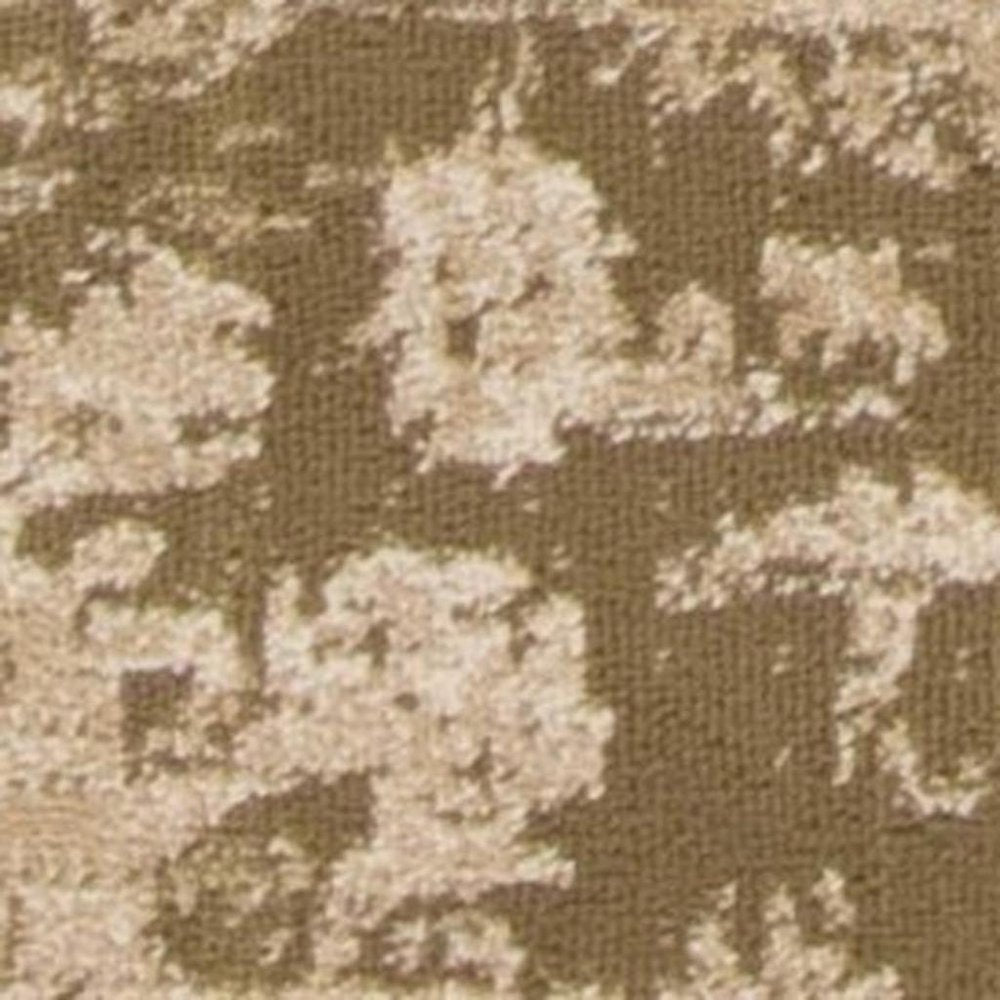 5' X 8' Beige And Tan Floral Medallion Distressed Area Rug