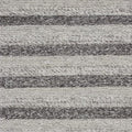 9' X 13' Brown Gray And Ivory Wool Striped Hand Woven Area Rug