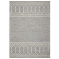 8' X 10'  Wool Grey Area Rug
