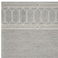 8' X 10'  Wool Grey Area Rug