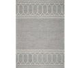 8' X 10'  Wool Grey Area Rug
