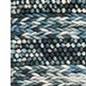 3' X 5' Blue Wool Hand Woven Area Rug