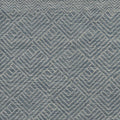 9' X 13' Denim Blue And Gray Wool Geometric Hand Tufted Area Rug