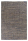 8' X 11' Blue And Beige Abstract Hand Woven Area Rug