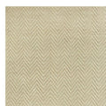 7' X 10' Ivory And Beige Jute Chevron Hand Woven Area Rug