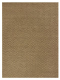 2' X 4' Natural And Brown Jute Chevron Hand Woven Area Rug