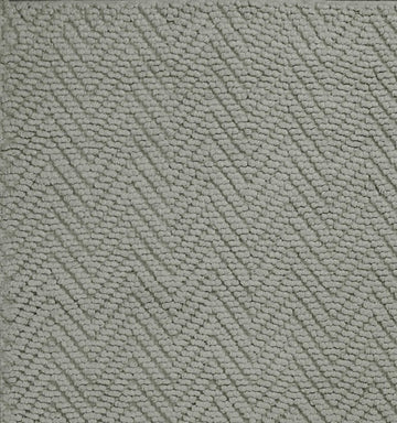 2' X 4' Gray Jute Chevron Hand Woven Area Rug