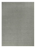 2' X 4' Gray Jute Chevron Hand Woven Area Rug