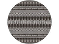 3' X 4' Charcoal Southwestern Indoor Outdoor Area Rug