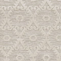 5' X 8' Beige and Ivory Geometric Area Rug