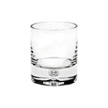 Set of Four Clear Mouth Blown Crystal Old Fashion Glasses
