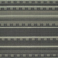 10' X 13' Black And Ivory Geometric Area Rug
