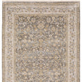 5' X 8' Beige Grey Machine Woven Oriental Indoor Arean Rug