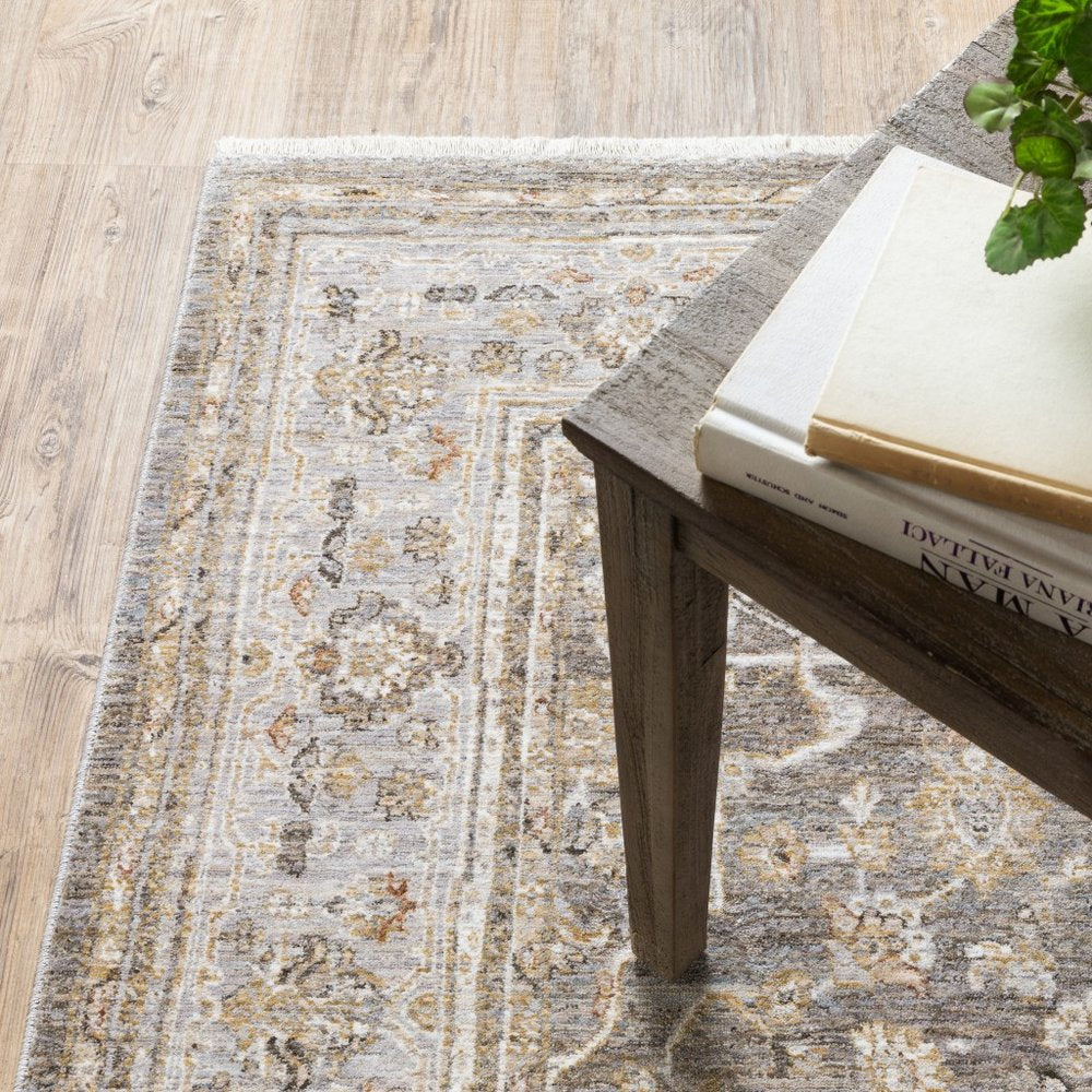 2' X 3' Beige And Ivory Area Rug