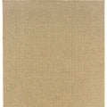 8' Beige Indoor Outdoor Runner Rug