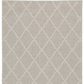 3' X 5' Gray And Ivory Indoor Outdoor Area Rug