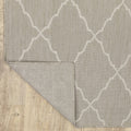 3' X 5' Gray And Ivory Indoor Outdoor Area Rug