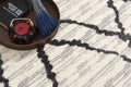 8' X 11' Gray And Black Modern Abstract Area Rug