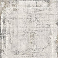 4' X 6' Gray and Ivory Abstract Power Loom Area Rug