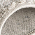 5' X 7' Gray and Ivory Abstract Area Rug