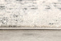 5' X 7' Gray and Ivory Abstract Area Rug