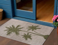 8' X 10' Beige Indoor Outdoor Area Rug