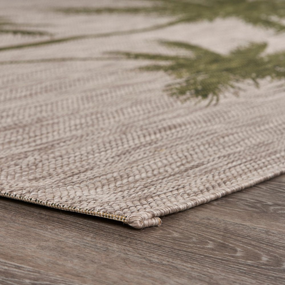 8' X 10' Beige Indoor Outdoor Area Rug