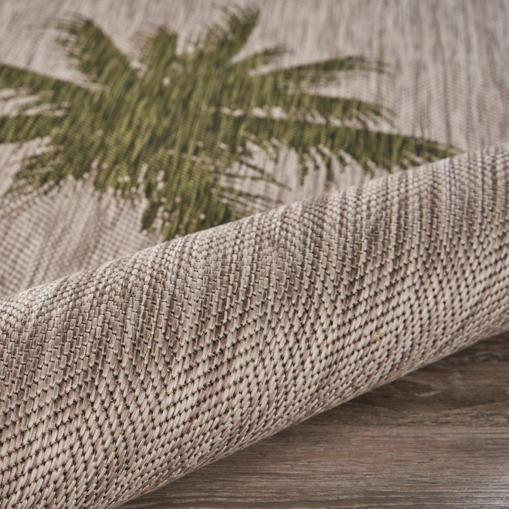 8' X 10' Beige Indoor Outdoor Area Rug