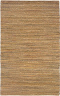 8' X 10' Brown Braided Jute Area Rug