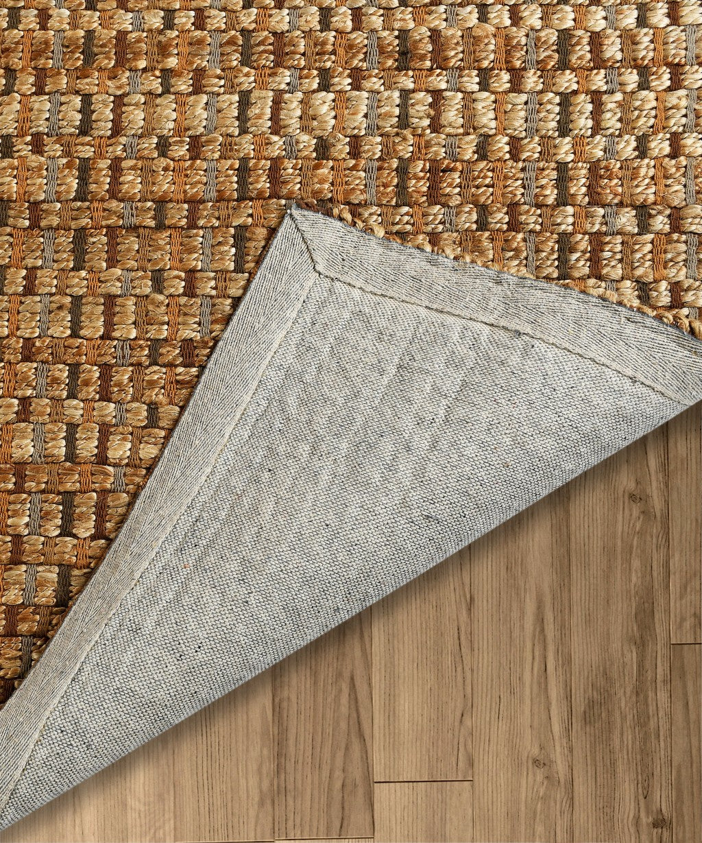9' X 12' Tan Classic Interwoven Area Rug