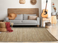9' X 12' Tan Classic Interwoven Area Rug