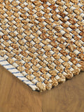 9' X 12' Tan Classic Interwoven Area Rug
