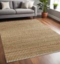 9' X 12' Tan Classic Interwoven Area Rug