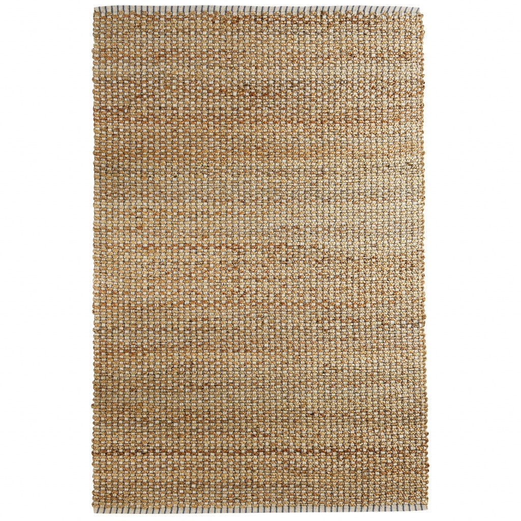 9' X 12' Tan Classic Interwoven Area Rug