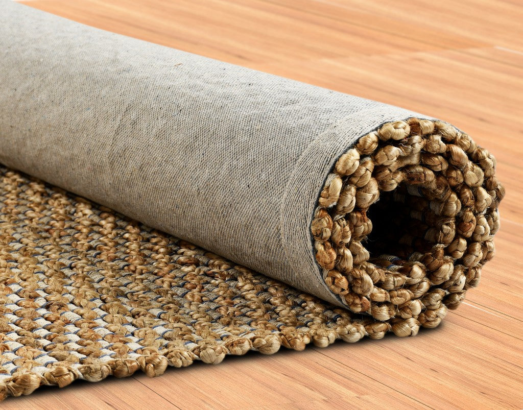 9' X 12' Tan Classic Interwoven Area Rug