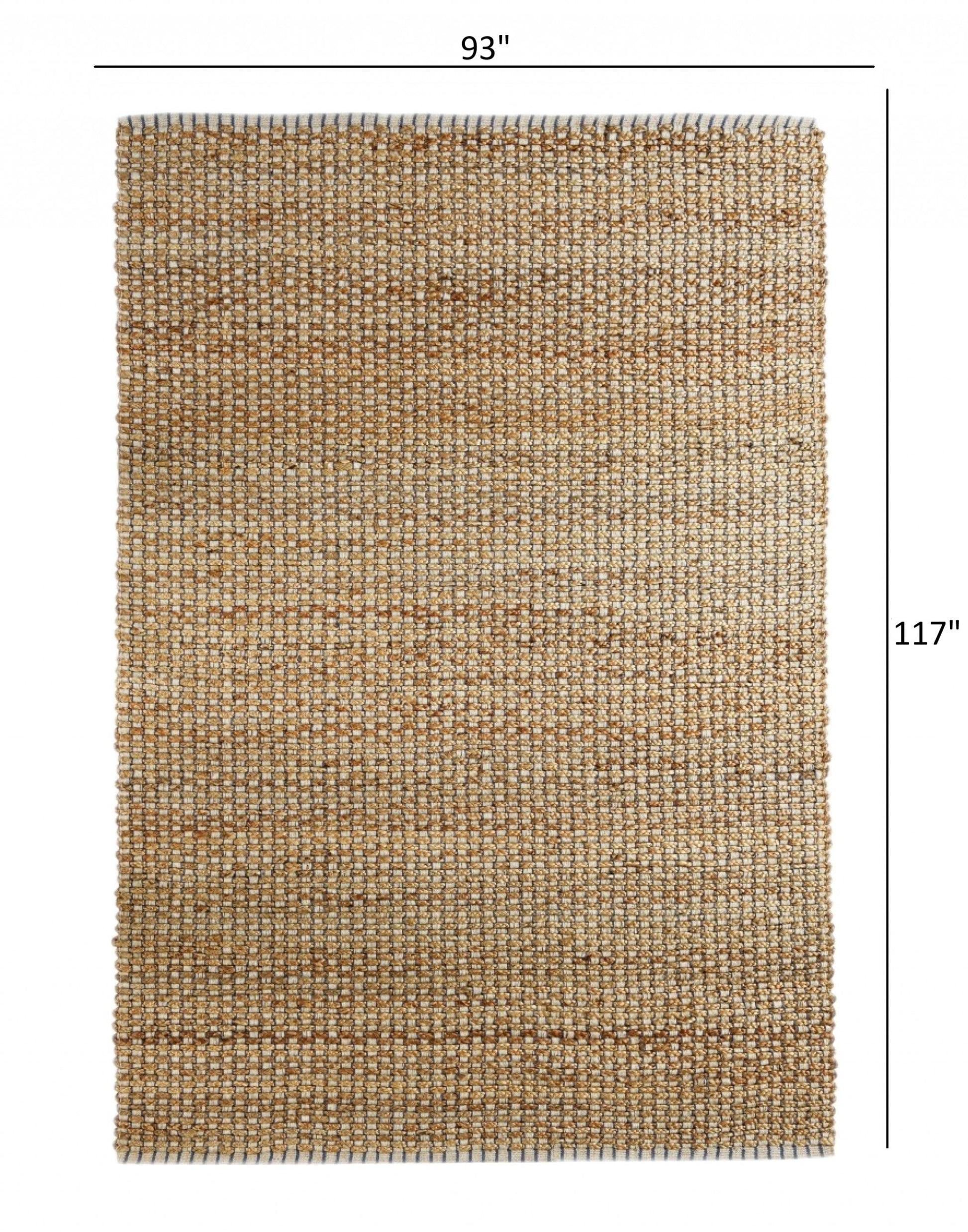 9' X 12' Tan Classic Interwoven Area Rug