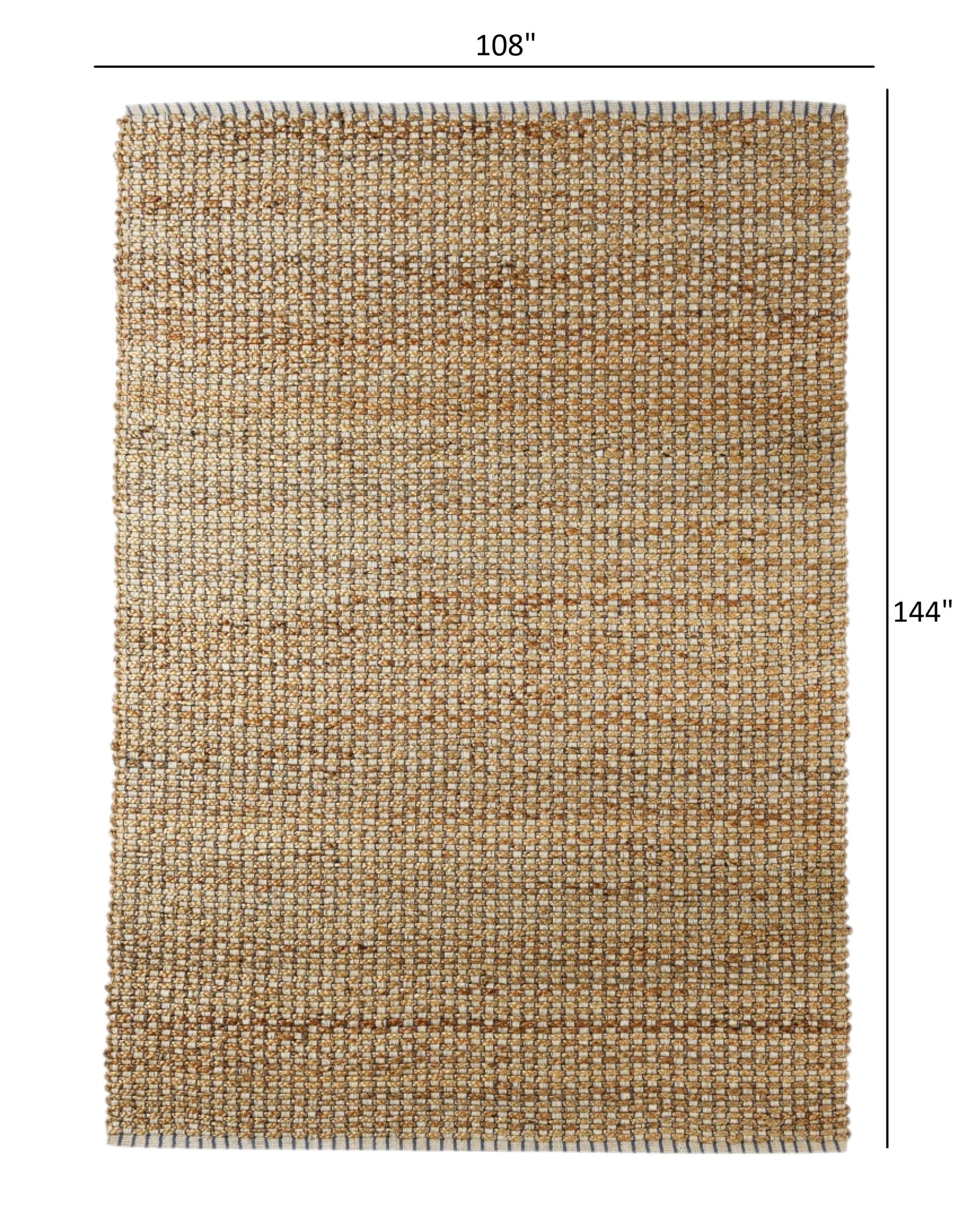 9' X 12' Tan Classic Interwoven Area Rug