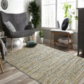 9' X 12' Natural Hand Woven Area Rug