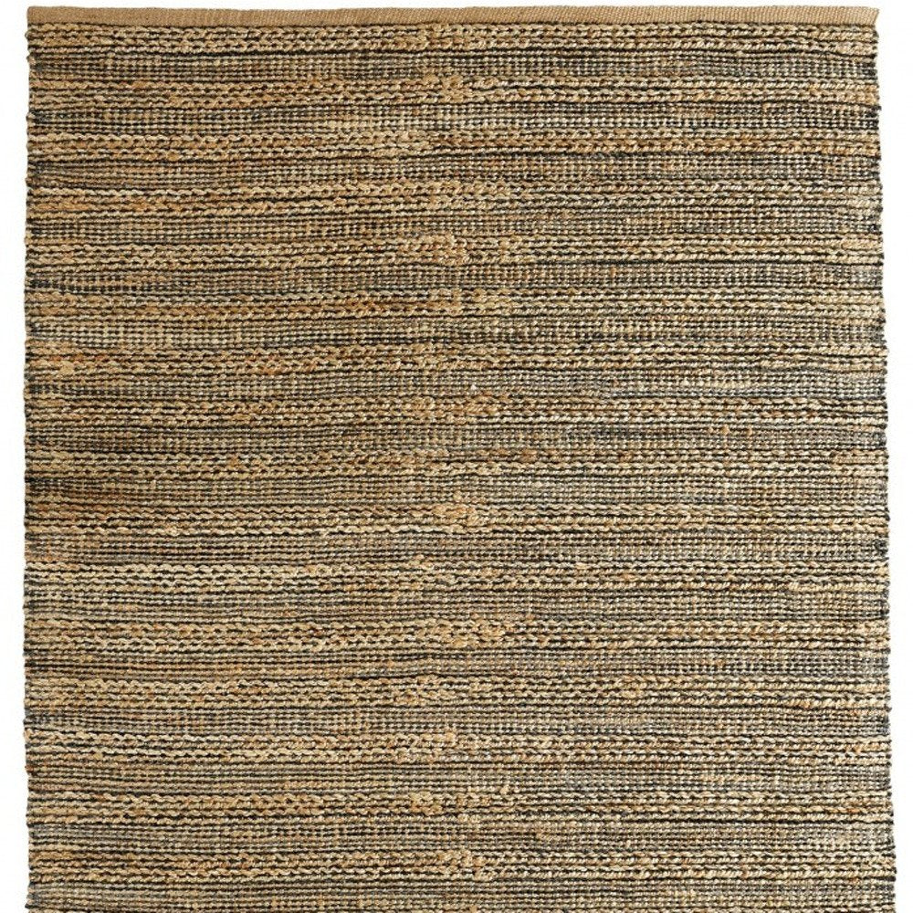 8' X 10' Natural Jute Hand Woven Area Rug