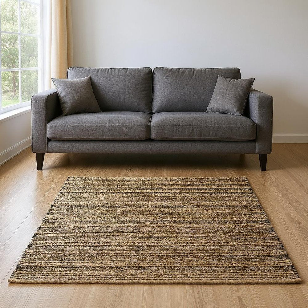 8' X 10' Natural Jute Hand Woven Area Rug