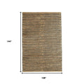 8' X 10' Natural Jute Hand Woven Area Rug