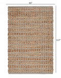 8' X 10' Natural Hand Woven Area Rug
