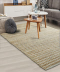 8' X 10' Natural Hand Woven Area Rug
