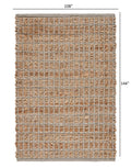 8' X 10' Natural Hand Woven Area Rug