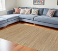 5' X 8' Natural Hand Woven Area Rug